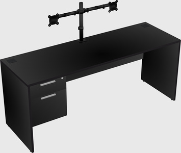Rectangular desk