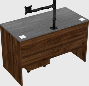 Rectangular desk