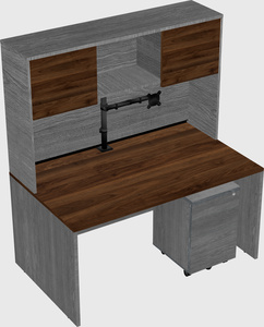 Rectangular desk