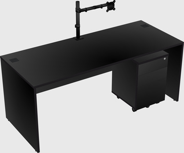 Rectangular desk