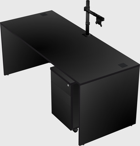 Rectangular desk