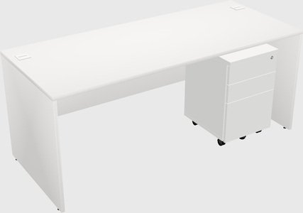 Rectangular desk