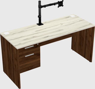 Rectangular desk