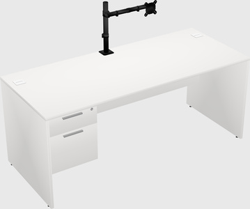 Rectangular desk