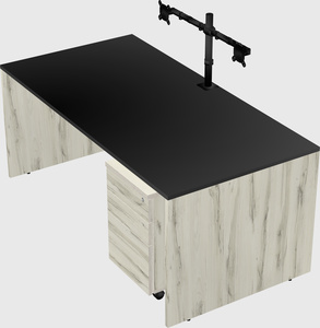 Rectangular desk