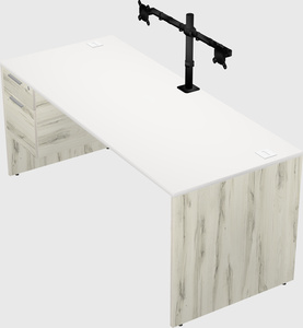 Rectangular desk