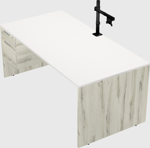 Rectangular desk