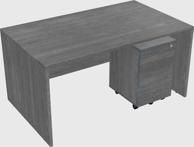 Rectangular desk