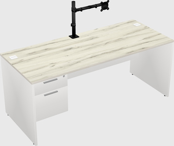 Rectangular desk