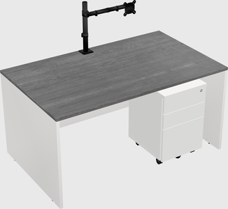 Rectangular desk
