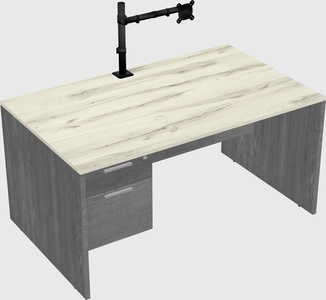 Rectangular desk