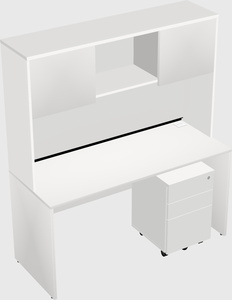 Rectangular desk