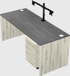 Rectangular desk