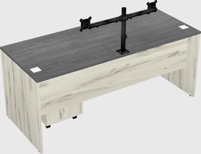 Rectangular desk