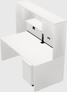 Rectangular desk