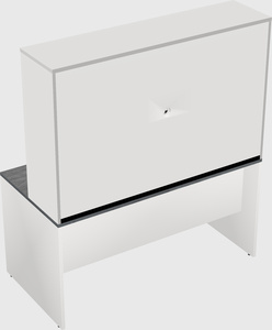 Rectangular desk