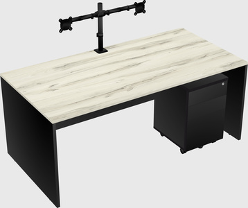 Rectangular desk