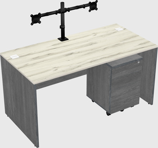 Rectangular desk