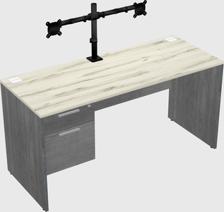 Rectangular desk