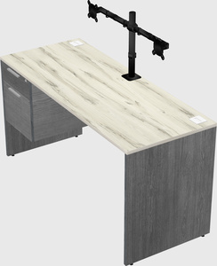 Rectangular desk