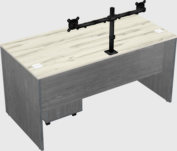 Rectangular desk