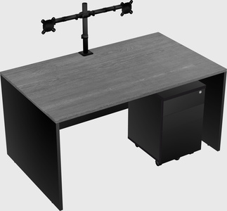 Rectangular desk