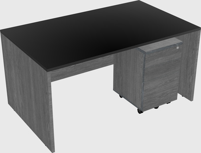 Rectangular desk
