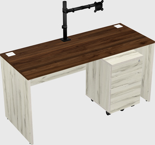Rectangular desk