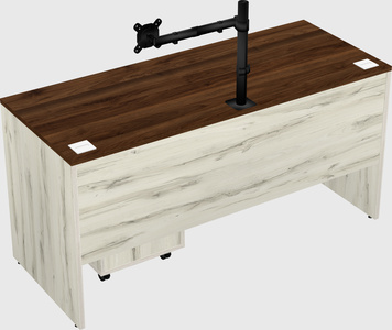Rectangular desk