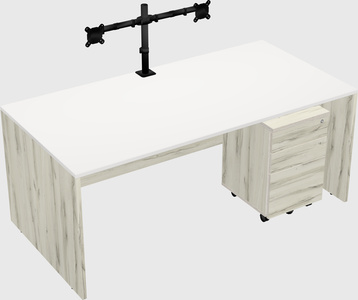 Rectangular desk