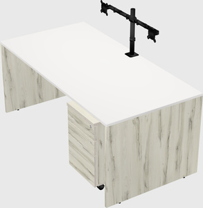 Rectangular desk