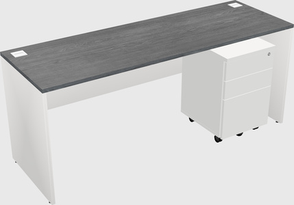 Rectangular desk