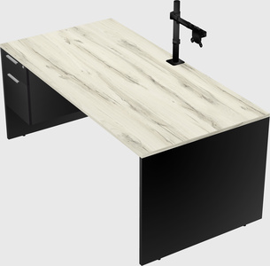 Rectangular desk