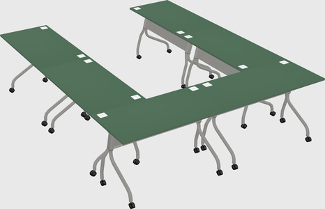 Flip-top desk