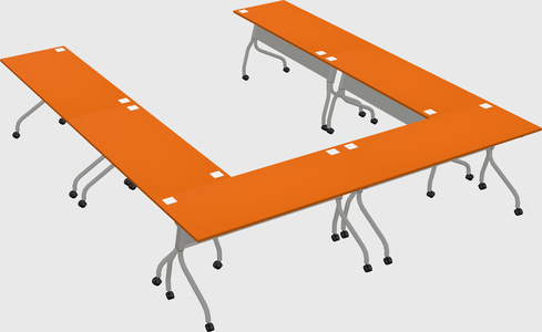 Training table u-shape