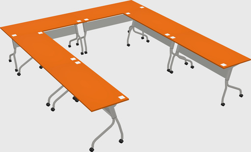 Training table u-shape