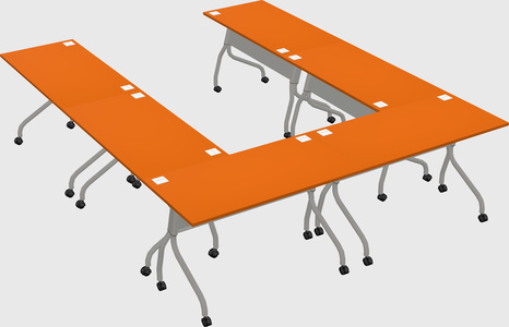 Training table u-shape