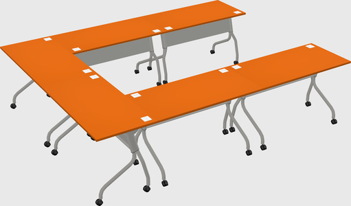 Training table u-shape