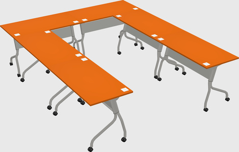 Training table u-shape