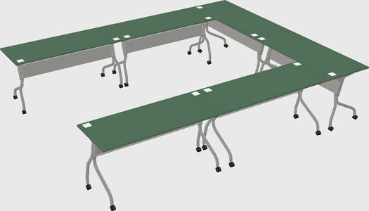 Training table u-shape