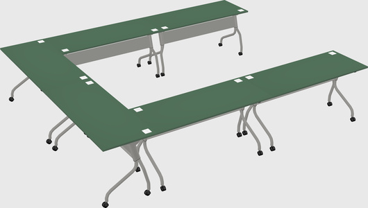 Training table u-shape