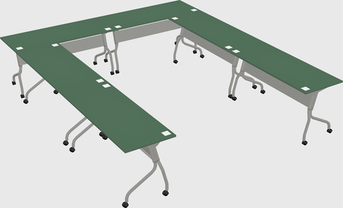 Training table u-shape