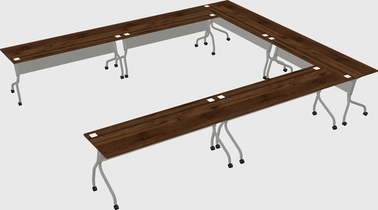 Training table u-shape