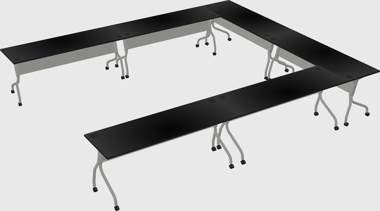 Training table u-shape