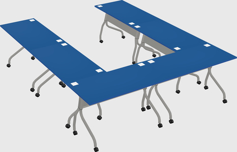 Training table u-shape
