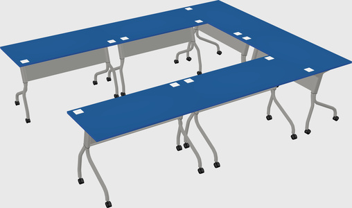 Training table u-shape