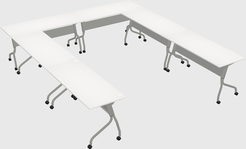 Training table u-shape