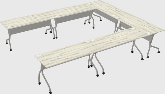 Training table u-shape