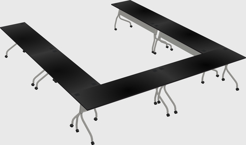 Flip-top desk