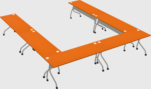 Training table u-shape